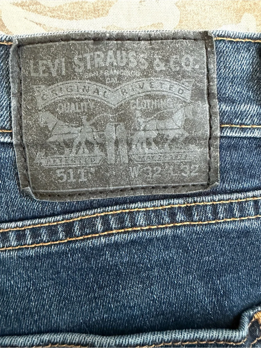 Levi's Men's Slim Straight Blue Denim Jeans